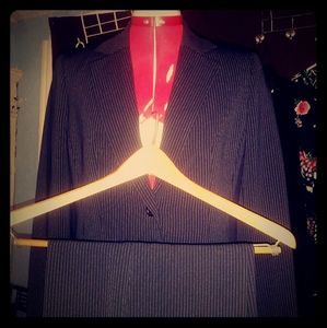 Black Pinstripe Suit